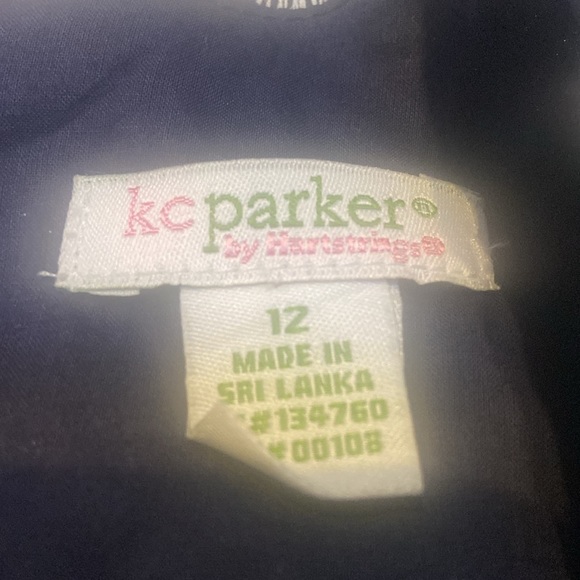 KC PARKER By Heartstrings Size 12 NWT Navy & White Dress - Picture 6 of 15